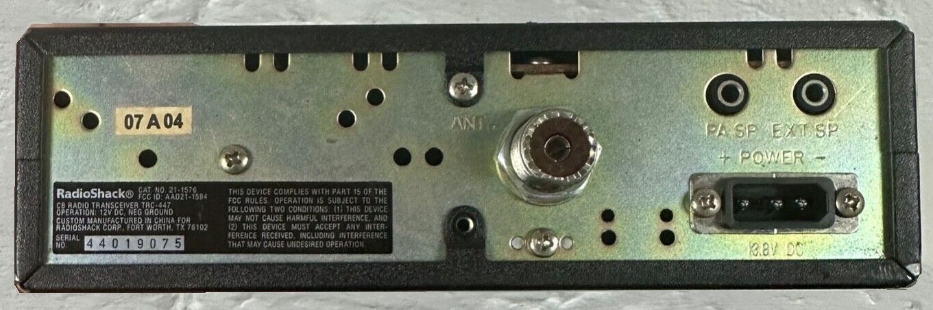 RadioShack TRC-447